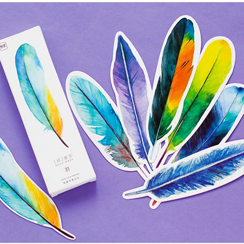 6 set/Lot 30pcs bookmark Feather book marks clips para papel Stationery Office School supplies marcador de libro CC381
6 set/Lot 30pcs bookmark Feather book marks clips para papel Stationery Office School supplies marcador de libro CC381