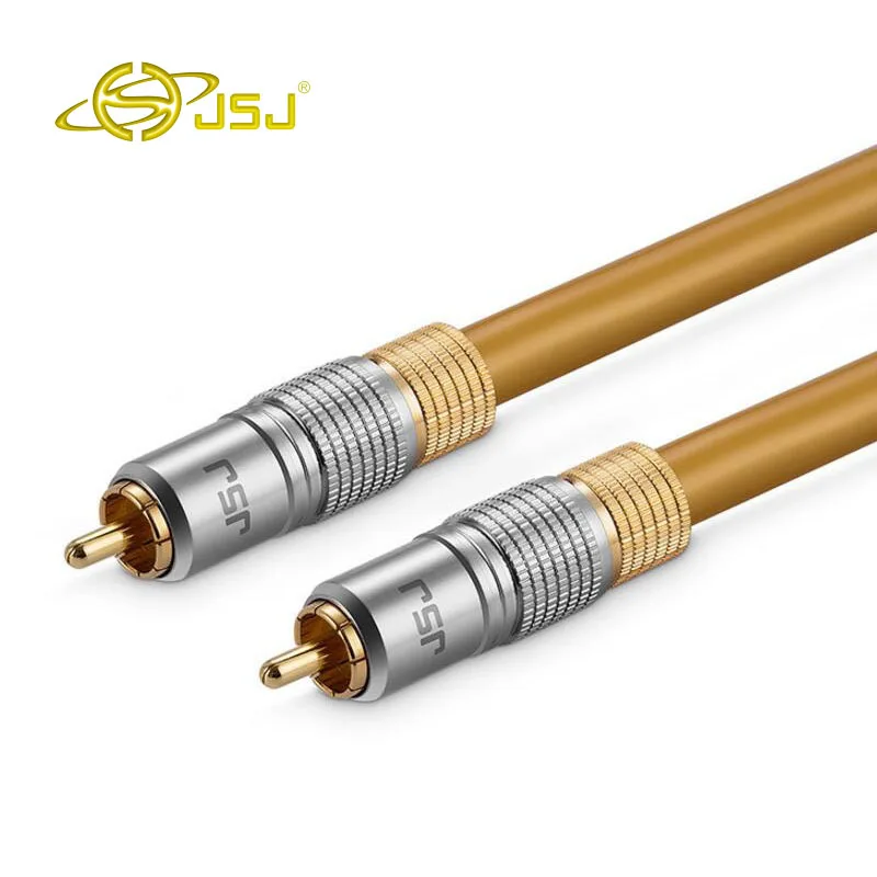 JSJ Luxury HIFI Subwoofer RCA Male to Male Coaxial Digital Audio Video Cable 75ohm Free Shipping
JSJ Luxury HIFI Subwoofer RCA Male to Male Coaxial Digital Audio Video Cable 75ohm Free Shipping