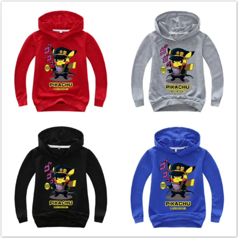 Kids Pokemon GO Print Hoodies Sweatshirts Baby Boys Clothes Cartoon Children Casual long Sleeve T-shrits Girls Pullover Tees Top
Kids Pokemon GO Print Hoodies Sweatshirts Baby Boys Clothes Cartoon Children Casual long Sleeve T-shrits Girls Pullover Tees Top