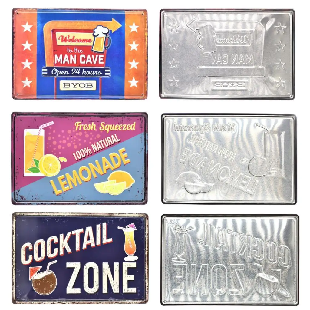 Cocktail 3D Embossed Metal Sign Bar Pub Decor Metal Tin Sign Vintage Home Decor Tin Sign Retro Metal Plaque Classic Metal Plate
Cocktail 3D Embossed Metal Sign Bar Pub Decor Metal Tin Sign Vintage Home Decor Tin Sign Retro Metal Plaque Classic Metal Plate