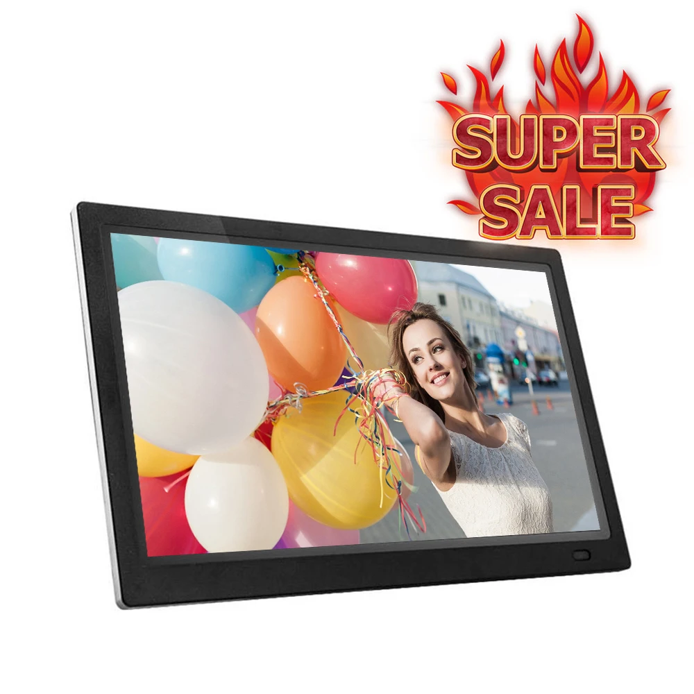 15 Inch LED Backlight HD 1280*800 Full Function Digital Photo Frame Electronic Album digitale Picture Music Video
15 Inch LED Backlight HD 1280*800 Full Function Digital Photo Frame Electronic Album digitale Picture Music Video