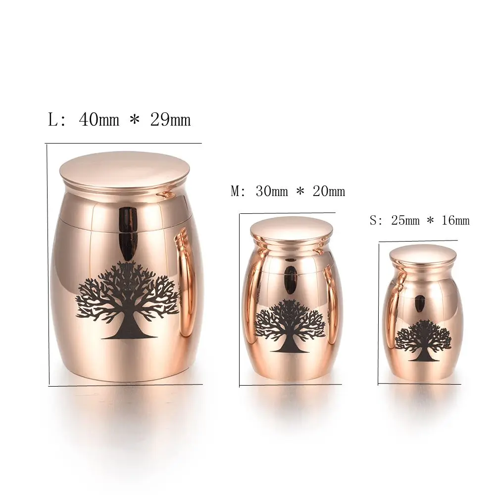 Tree of Life Engravable Cremation Mini Urn for Pet/ Human Ashes Casket Funeral Urns Loss of Love Stainless Steel Cremation Jar
Tree of Life Engravable Cremation Mini Urn for Pet/ Human Ashes Casket Funeral Urns Loss of Love Stainless Steel Cremation Jar