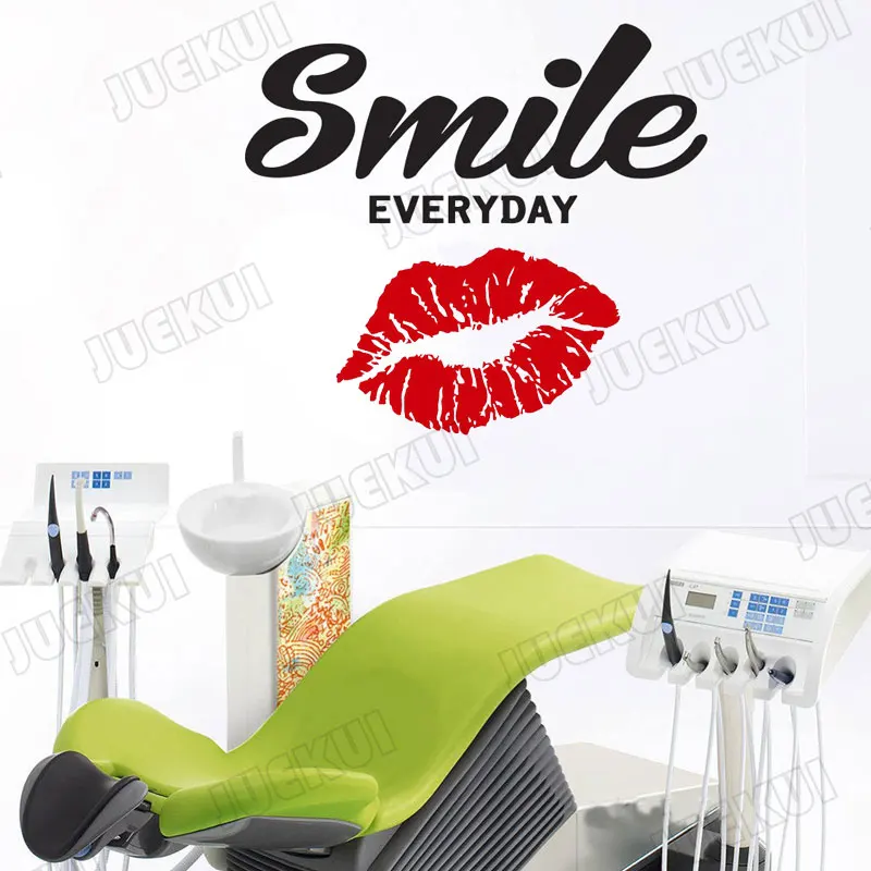 Smile Everyday Lips Removable Wall Sticker for Dental Clinic Living Room Art Decor Vinyl Wall Decals Hospital Stickers SA16
Smile Everyday Lips Removable Wall Sticker for Dental Clinic Living Room Art Decor Vinyl Wall Decals Hospital Stickers SA16