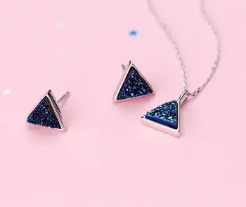 100% Real. Solid 925 Sterling Silver fINE Jewelry Blue Broken sTONE Pendant Necklace Earrings Set Jewelry GTLX1567
100% Real. Solid 925 Sterling Silver fINE Jewelry Blue Broken sTONE Pendant Necklace Earrings Set Jewelry GTLX1567