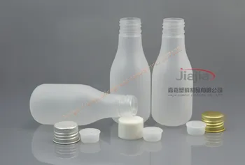 100ml clear frosted pear shaped PET bottle + white PP lid/silver/gold aluminum lid.oil/liquid/moisturizer/facial water container
100ml clear frosted pear shaped PET bottle + white PP lid/silver/gold aluminum lid.oil/liquid/moisturizer/facial water container