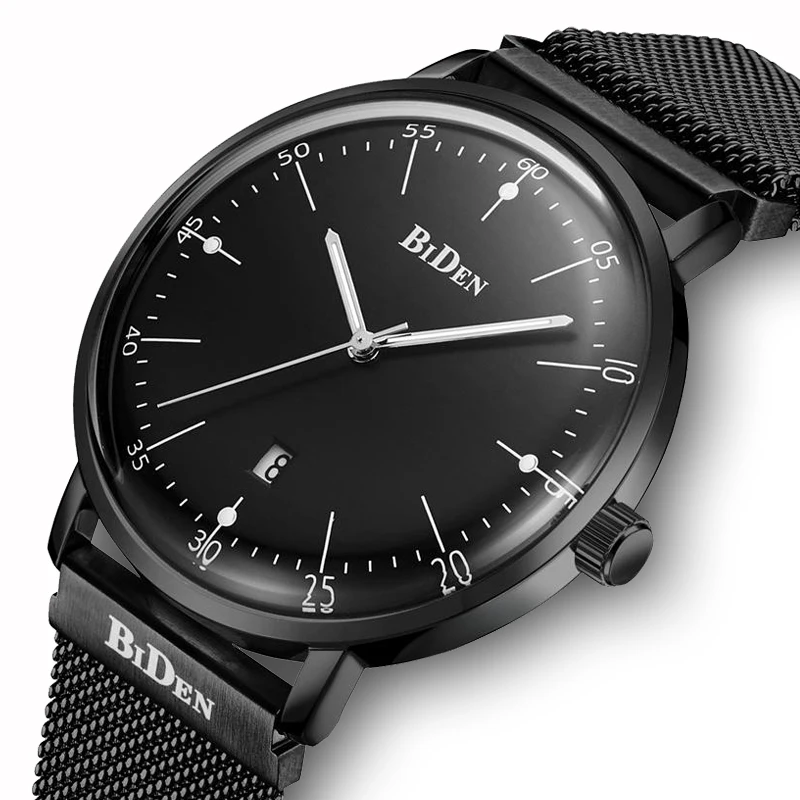 BIDEN Luxury Brand Fashion Casual Watch Simple Business Quartz Watch Charm Men's Mesh Band Date Clock Relogio Masculine 
BIDEN Luxury Brand Fashion Casual Watch Simple Business Quartz Watch Charm Men's Mesh Band Date Clock Relogio Masculine