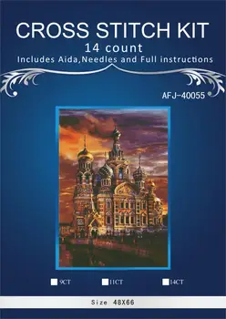 oneroom Russian Castle Embroidery Crafts Needlework 14CT Unprinted Arts Cross Stitch Kits DMC DIY Quality
oneroom Russian Castle Embroidery Crafts Needlework 14CT Unprinted Arts Cross Stitch Kits DMC DIY Quality