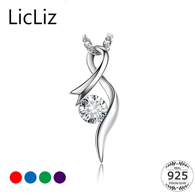 LicLiz Long 925 Sterling Silver CZ Pendants For Women 5 Colors Cubic Zirconia Necklace Charms Infinity Pendant No Chain LP0224
LicLiz Long 925 Sterling Silver CZ Pendants For Women 5 Colors Cubic Zirconia Necklace Charms Infinity Pendant No Chain LP0224