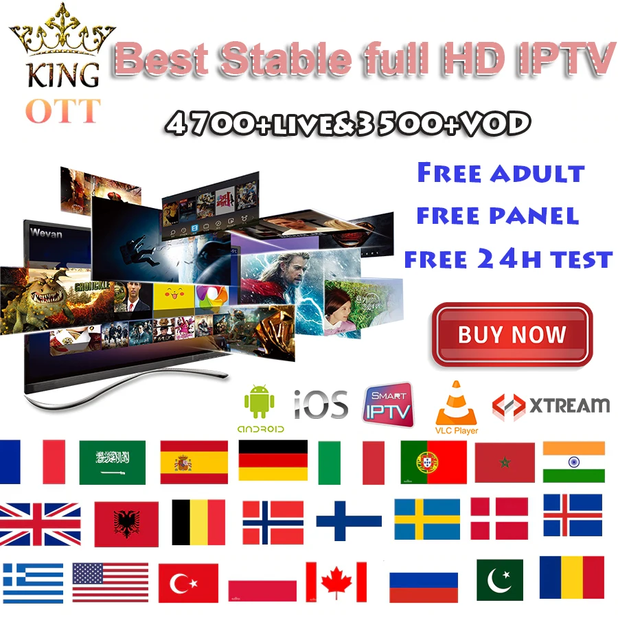 Super Iptv Italy Arab Germany Uk Turkey Spain Europe 4700+Live 3500+Vod Hotclub Adult Xxx Channel Android Mag m3usmart Enigma2
Super Iptv Italy Arab Germany Uk Turkey Spain Europe 4700+Live 3500+Vod Hotclub Adult Xxx Channel Android Mag m3usmart Enigma2