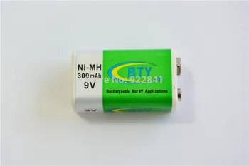 Wholesale 50pcs/Lot Original BTY 9V 300mAh Ni-MH Rechargeable Battery Size:50(L)*27(W)*18(H)mm
Wholesale 50pcs/Lot Original BTY 9V 300mAh Ni-MH Rechargeable Battery Size:50(L)*27(W)*18(H)mm