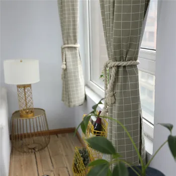 Living Room Semi Blackout Curtain Continental Simple Lattice Cotton Linen Curtains Printed Bedroom Curtains Home Decoration
Living Room Semi Blackout Curtain Continental Simple Lattice Cotton Linen Curtains Printed Bedroom Curtains Home Decoration