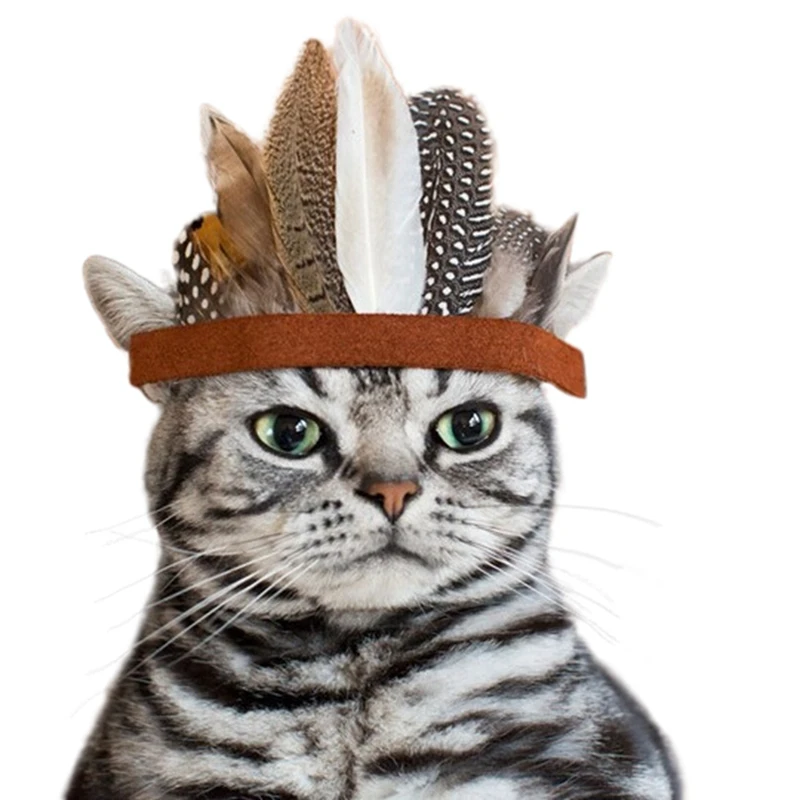 Adjustable Ribbon Cat Indians Style Feather Headgear Hat Costume Festival Cosplay For Cats Dogs
Adjustable Ribbon Cat Indians Style Feather Headgear Hat Costume Festival Cosplay For Cats Dogs