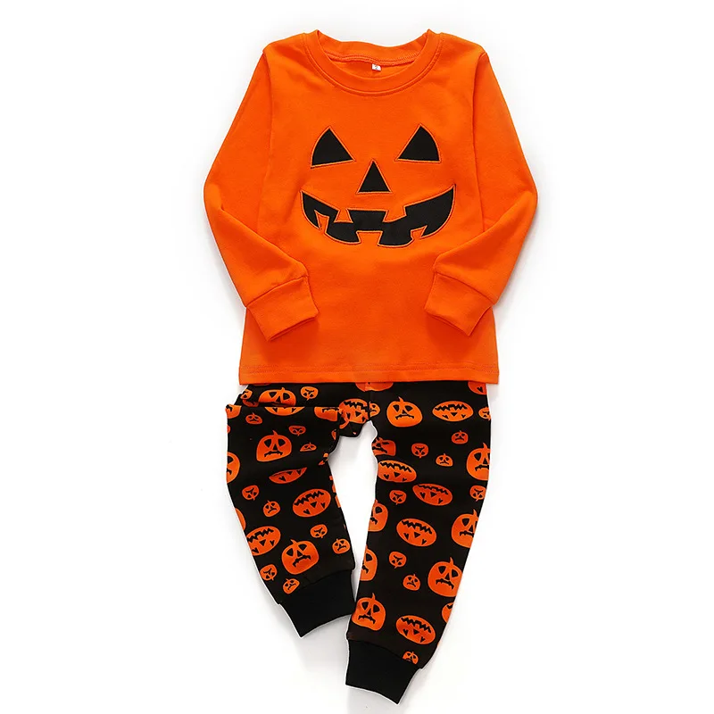 Cotton Unisex Full infant Autumn Baby Casual Halloween Cartoon Long Sleeve Clothing Sets Sleeve T-Shirt Child Set
Cotton Unisex Full infant Autumn Baby Casual Halloween Cartoon Long Sleeve Clothing Sets Sleeve T-Shirt Child Set