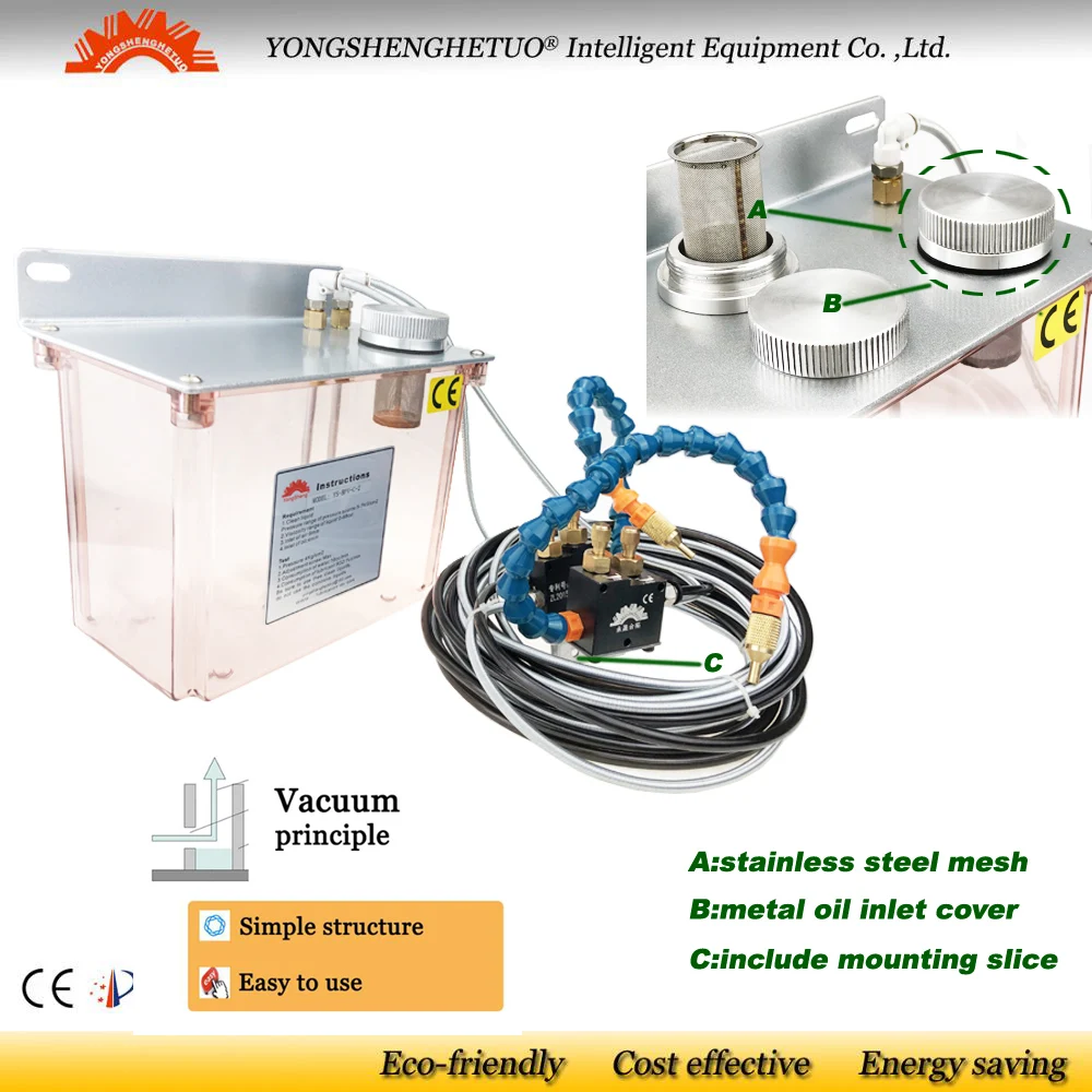 Metalworking coolant pump oil mist sprayer metal cutting cooling CNC engraving router cooler 2L 2 BPV spray nozzle COMPACT
Metalworking coolant pump oil mist sprayer metal cutting cooling CNC engraving router cooler 2L 2 BPV spray nozzle COMPACT