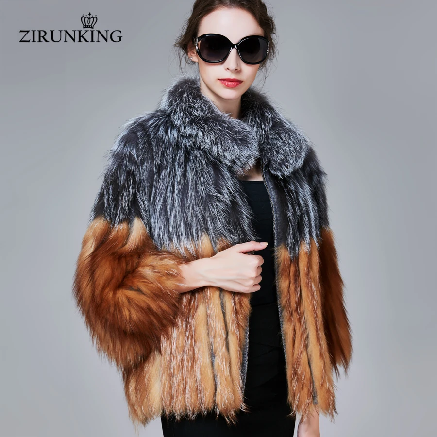 ZIRUNKING Fashion New Fox Fur Coat Women Quality Real Silver Fox Fur Coats Female Natural Fur Slim Jackets Outerwear ZC1712
ZIRUNKING Fashion New Fox Fur Coat Women Quality Real Silver Fox Fur Coats Female Natural Fur Slim Jackets Outerwear ZC1712