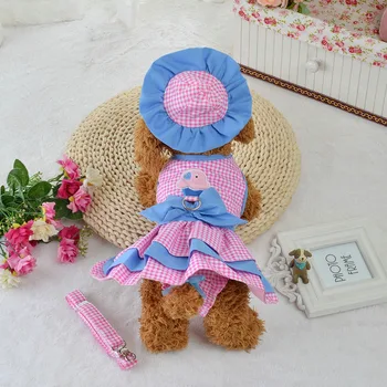 Pet skirt VIP teddy skirt suit dog skirt suit with new traction hat and physiological pants 1set
Pet skirt VIP teddy skirt suit dog skirt suit with new traction hat and physiological pants 1set