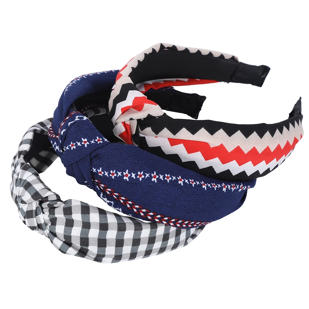 Haimeikang Elastic Hair Bands Flower Stripe Plaid Print Turban Headband for Women Cloth Plastic Hair Hoop Bezel Hair Accessories
Haimeikang Elastic Hair Bands Flower Stripe Plaid Print Turban Headband for Women Cloth Plastic Hair Hoop Bezel Hair Accessories
