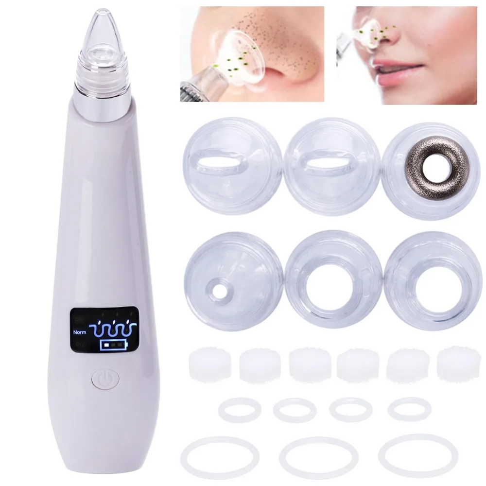 Electric Pore Cleaner Blackhead Vacuum Removal Spot Acne Black Head Face Care Cleaning Remover Eliminator Removedor Tool #281189 | Красота и