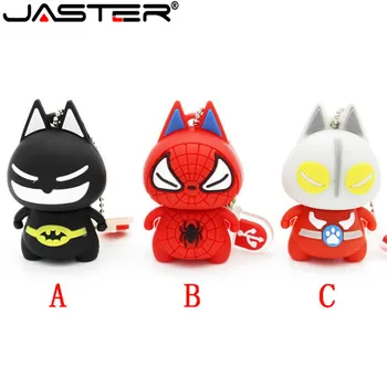 JASTER batman Ultraman spider-man pen drive pendrive 8gb 16gb Bat man usb flash drive pen driver hard disk gadget flash card
JASTER batman Ultraman spider-man pen drive pendrive 8gb 16gb Bat man usb flash drive pen driver hard disk gadget flash card