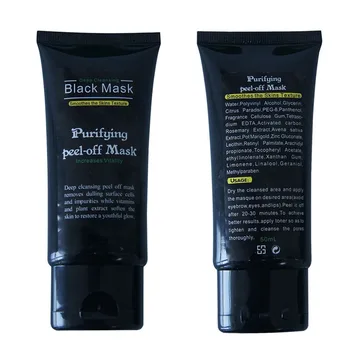 50ml Blackhead Remover Deep Cleansing Purifying Peel Off Acne Black Mud Face Mask