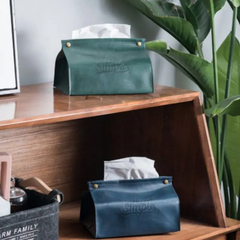 INS Leather Nordic Tissue Box Container Modern Fashion Style Paper Dispenser Tissue Holder Towel Napkin Office Home Decoration
INS Leather Nordic Tissue Box Container Modern Fashion Style Paper Dispenser Tissue Holder Towel Napkin Office Home Decoration