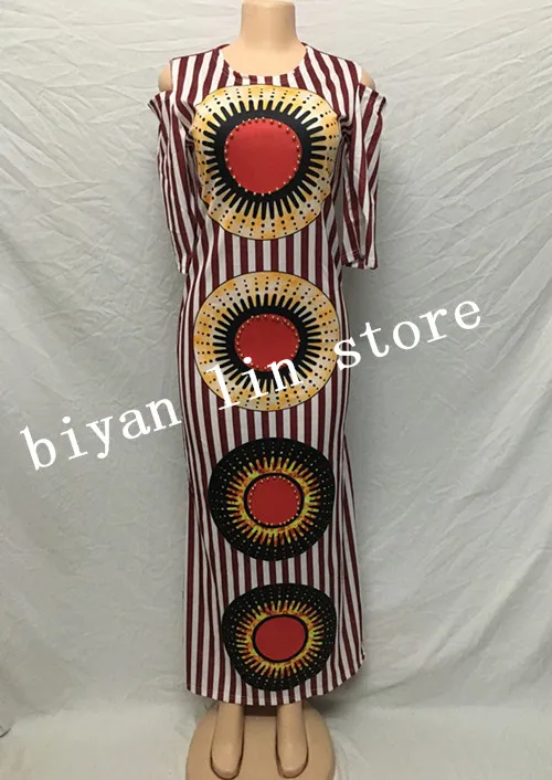Bust80~100cm Length137cm) African Clothing Dashiki New Traditional Fashion Dew Shoulder Design Bazin Elastic For slim Lady
Bust80~100cm Length137cm) African Clothing Dashiki New Traditional Fashion Dew Shoulder Design Bazin Elastic For slim Lady