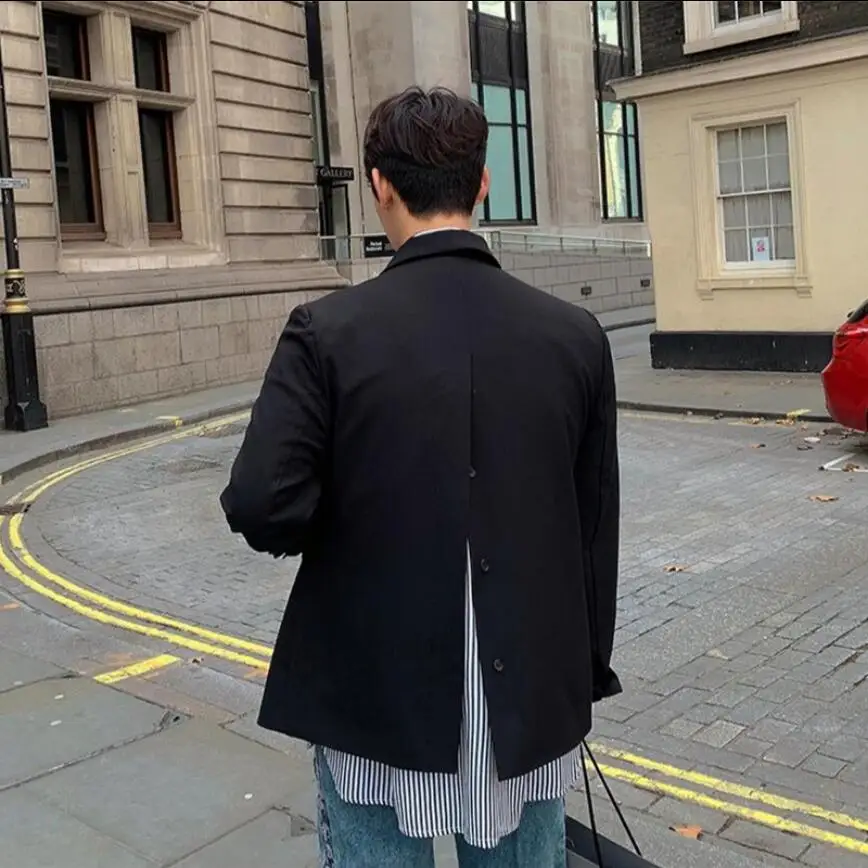 S-5xl Split Suit Coat Men Jackets Short Paragraph Loose Handsome Men's Single-breasted Blazer 2021 New Spring And Autumn
S-5xl Split Suit Coat Men Jackets Short Paragraph Loose Handsome Men's Single-breasted Blazer 2021 New Spring And Autumn