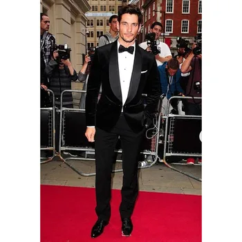 Slim Fit Men Suit Costume Homme Smart Casual Black Velvet Coat (Jacket+Pants) Groom Blazers Mens Suits For Wedding Prom Regular
Slim Fit Men Suit Costume Homme Smart Casual Black Velvet Coat (Jacket+Pants) Groom Blazers Mens Suits For Wedding Prom Regular