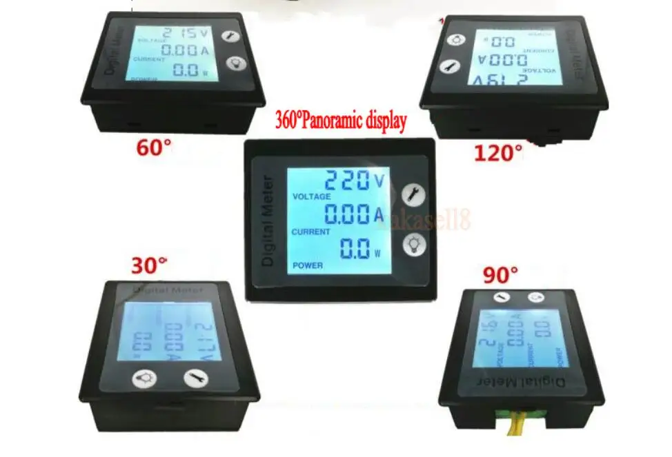 AC 100A 80-260v 110v 220v Digital LCD Power Panel Meter Monitor Power Voltmeter Ammeter watt meter voltage meter
AC 100A 80-260v 110v 220v Digital LCD Power Panel Meter Monitor Power Voltmeter Ammeter watt meter voltage meter
