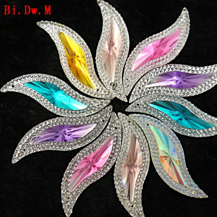 bi.Dw.M,Diy Exquisite Resin Loose Rhinestones 14x49mm Pink Yellow Blue Purple Gems Stones and Crystals Wedding Decoration Sew-On
bi.Dw.M,Diy Exquisite Resin Loose Rhinestones 14x49mm Pink Yellow Blue Purple Gems Stones and Crystals Wedding Decoration Sew-On