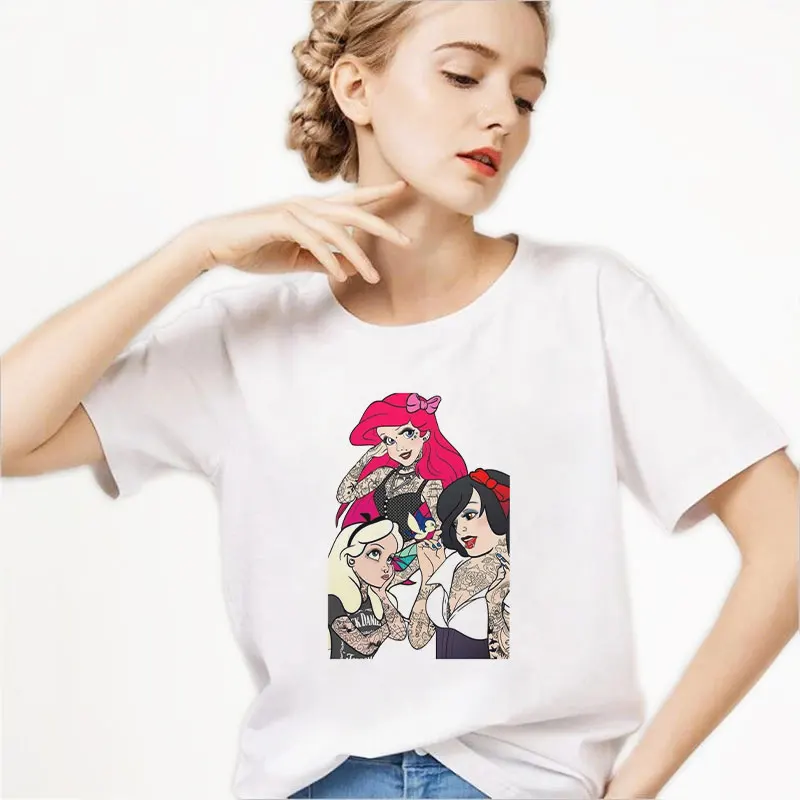 2019 Women Summer Princess Tshirt Graphic Tee Shirt Femme Funny T-shirts Women Harajuku Shirts Cartoon T Shirt Vintage Tops Tees
2019 Women Summer Princess Tshirt Graphic Tee Shirt Femme Funny T-shirts Women Harajuku Shirts Cartoon T Shirt Vintage Tops Tees