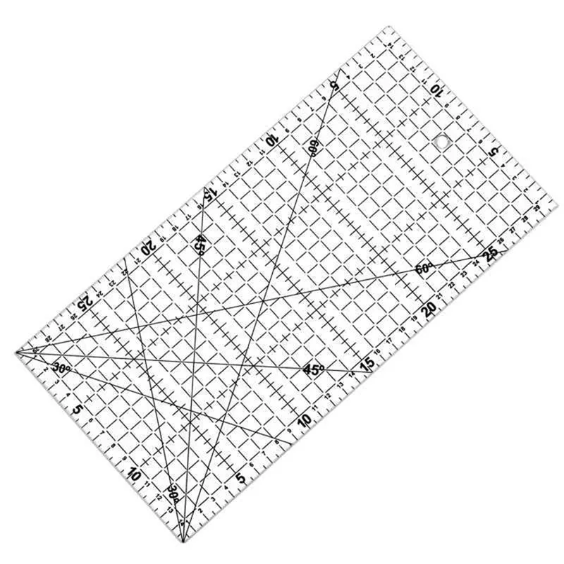 Transparent Quilting Sewing Patchwork Foot Aligned Ruler Grid Cutting Tailor Craft Scale Rule Craft Sewing Tools 30*15cm
Transparent Quilting Sewing Patchwork Foot Aligned Ruler Grid Cutting Tailor Craft Scale Rule Craft Sewing Tools 30*15cm