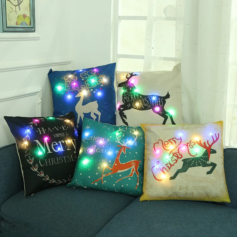 Led Night Light 45*45CM Pillow Cases Bedroom Home Office Decorative Pillow Cover Christmas Decoration
Led Night Light 45*45CM Pillow Cases Bedroom Home Office Decorative Pillow Cover Christmas Decoration