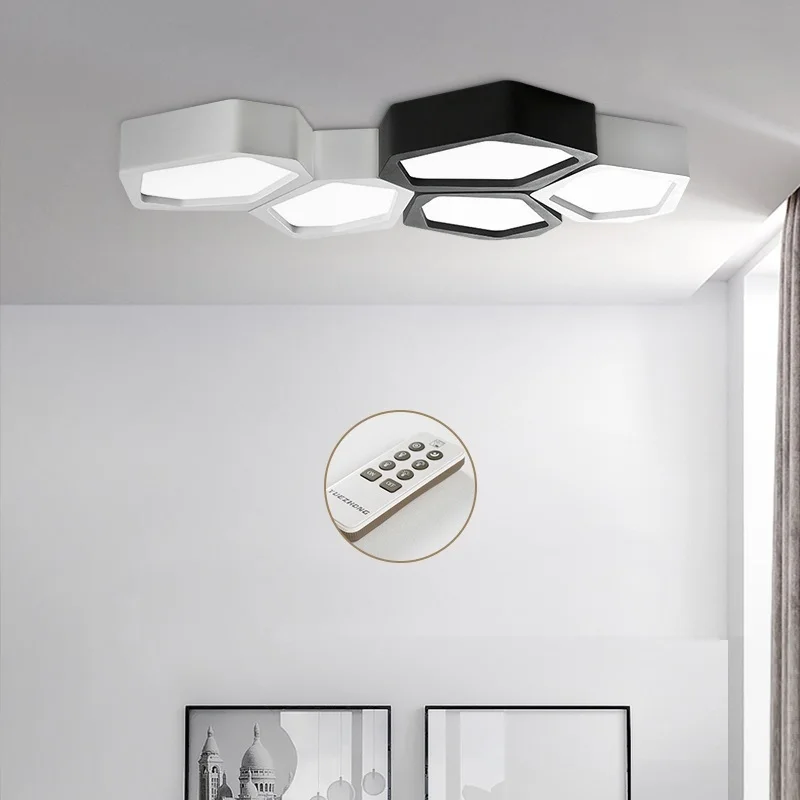 IWHD Fashion Two-color Adjustable Light LED Ceiling Lighting Fixture Iron Lamparas Para Teto Creative Geometric Ceiling Lamp
IWHD Fashion Two-color Adjustable Light LED Ceiling Lighting Fixture Iron Lamparas Para Teto Creative Geometric Ceiling Lamp