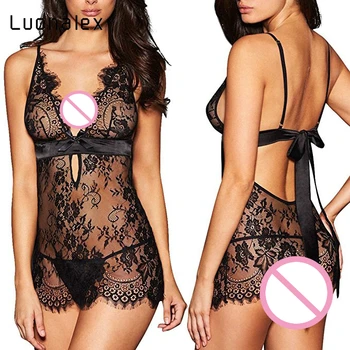 Hot Sexy Lingerie Backless Lace Babydoll Open Crotch Underwear Black Lingerie Rhinestone Bra Straps Extenders Shoulder Cross
Hot Sexy Lingerie Backless Lace Babydoll Open Crotch Underwear Black Lingerie Rhinestone Bra Straps Extenders Shoulder Cross