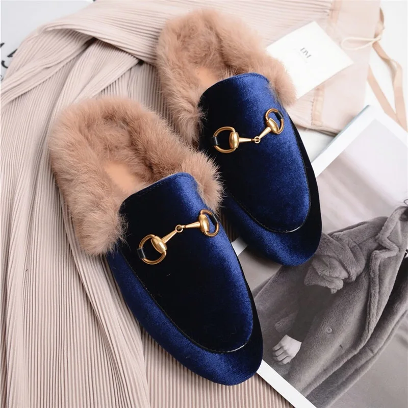 Plus Size 43 Red Blue Metal Chain Women Faux Fur Slides Slip On Loafers Mules Flip Flops 35-43 Corduroy Velvet Mules Fur 4 Color
Plus Size 43 Red Blue Metal Chain Women Faux Fur Slides Slip On Loafers Mules Flip Flops 35-43 Corduroy Velvet Mules Fur 4 Color