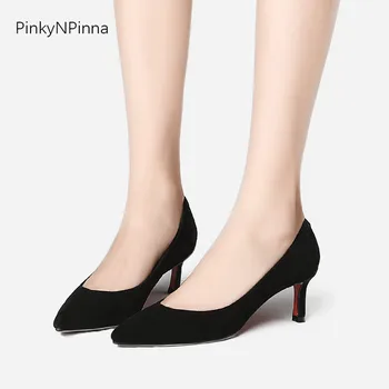 women suede black pumps stiletto kitten heels pointed toe genuine leather commuter office classic dress formal shoes plus size
women suede black pumps stiletto kitten heels pointed toe genuine leather commuter office classic dress formal shoes plus size