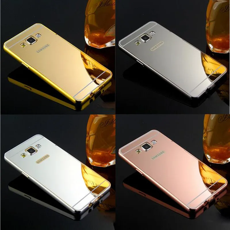 Luxury Metal Phone Case For Samsung Galaxy S8 S9 Plus S7 A3 A5 A510 A7 J5 J7 Prime 2017 Plating Aluminum Frame+Mirror Back Cover
Luxury Metal Phone Case For Samsung Galaxy S8 S9 Plus S7 A3 A5 A510 A7 J5 J7 Prime 2017 Plating Aluminum Frame+Mirror Back Cover