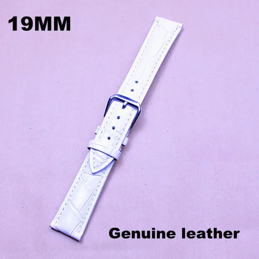 1PCS High quality 19MM genuine leather Watch band watch strap watch belt white color -130601103
1PCS High quality 19MM genuine leather Watch band watch strap watch belt white color -130601103