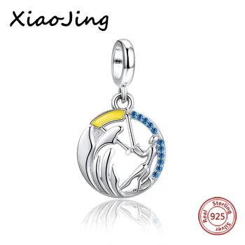 925 Sterling Silver Yellow Enamel Surfing beads with Blue Zircon Fit pandora Charms Bracelet diy jewelry making for women Gifts
925 Sterling Silver Yellow Enamel Surfing beads with Blue Zircon Fit pandora Charms Bracelet diy jewelry making for women Gifts