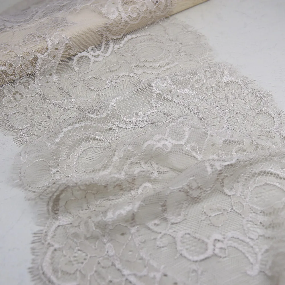 Eyelash Lace 185mm width apricot non-Elastic non-Stretch crafts Sewing Lace Trim garment accesorries
Eyelash Lace 185mm width apricot non-Elastic non-Stretch crafts Sewing Lace Trim garment accesorries