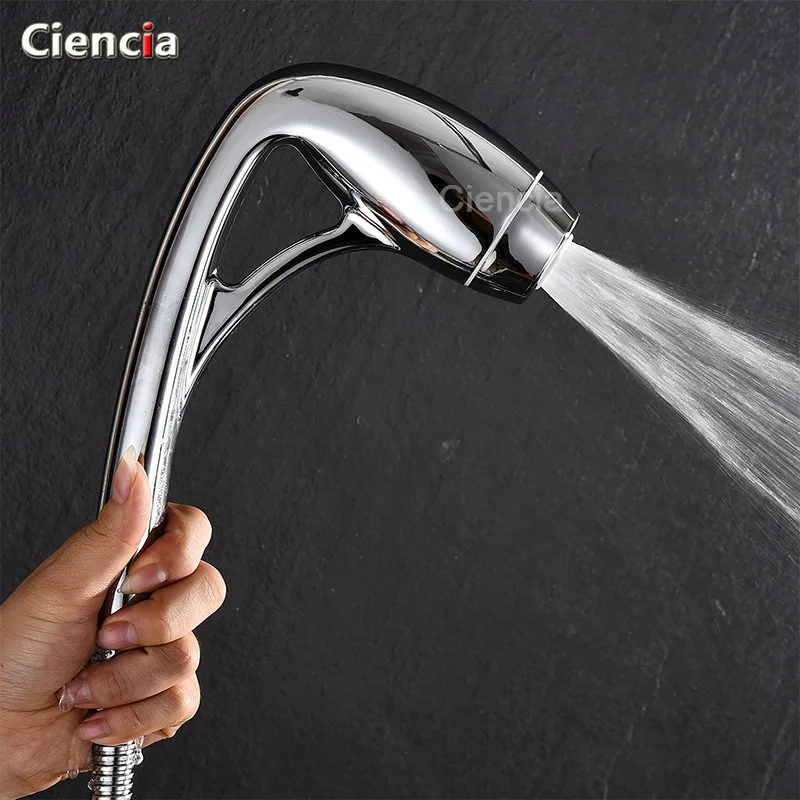 Modern Simple Plastic chrome plated hand shower Round pressurized showerhead sprinkler shower head Wall Mounted
Modern Simple Plastic chrome plated hand shower Round pressurized showerhead sprinkler shower head Wall Mounted