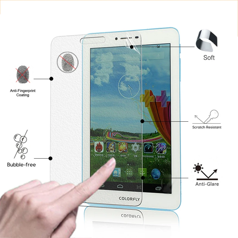 Premium Anti-Glare Protective Matte Film For Colorfly G708 7.0" tablet Anti-Scratches Screen Protector film + clean cloth
Premium Anti-Glare Protective Matte Film For Colorfly G708 7.0" tablet Anti-Scratches Screen Protector film + clean cloth
