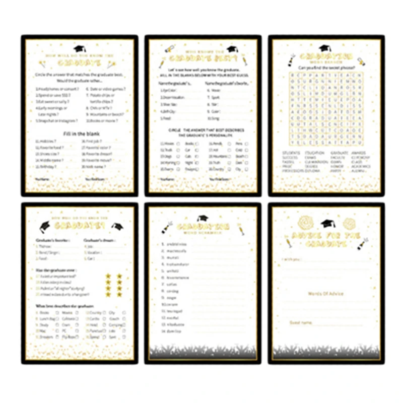 2019 Graduation Game Cards Advice Cards Decorations Supplies Activity Favors Party Props for University Grad Holiday 2019 Colleg
2019 Graduation Game Cards Advice Cards Decorations Supplies Activity Favors Party Props for University Grad Holiday 2019 Colleg