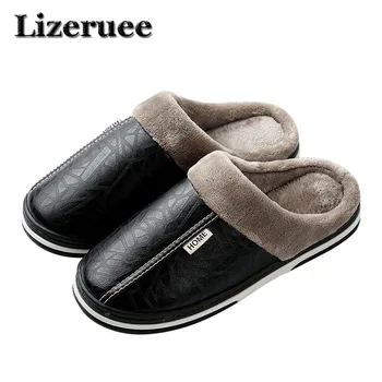 Size 35-50 Genuine Leather Home Slippers High Quality Women Men Winter Fur Slippers Warm Plush Indoor Lovers Shoes KS336 
Size 35-50 Genuine Leather Home Slippers High Quality Women Men Winter Fur Slippers Warm Plush Indoor Lovers Shoes KS336