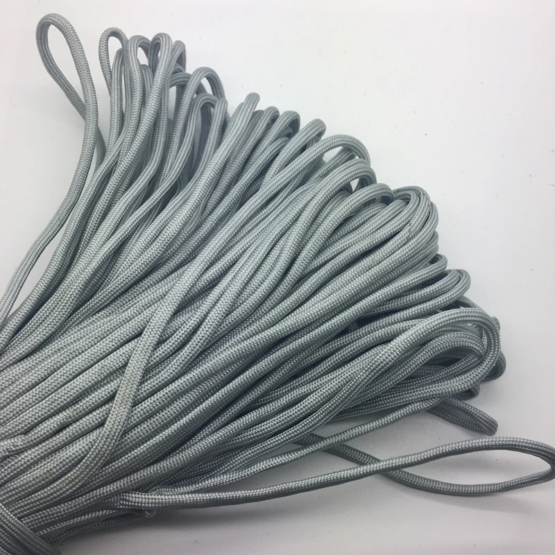 10yds/Lot Silver gray Paracord Bracelets Rope 7 Strand Parachute Cord CAMPING HiKING #SZ58
10yds/Lot Silver gray Paracord Bracelets Rope 7 Strand Parachute Cord CAMPING HiKING #SZ58