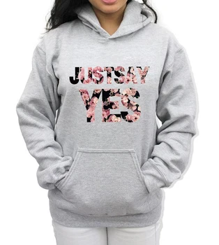 JUST SAY YES Flower Print 2018 Spring Winter Sweatshirt Fashion Hipster Hoodies Women Harajuku Tracksuits Pullover Female Hoody
JUST SAY YES Flower Print 2018 Spring Winter Sweatshirt Fashion Hipster Hoodies Women Harajuku Tracksuits Pullover Female Hoody