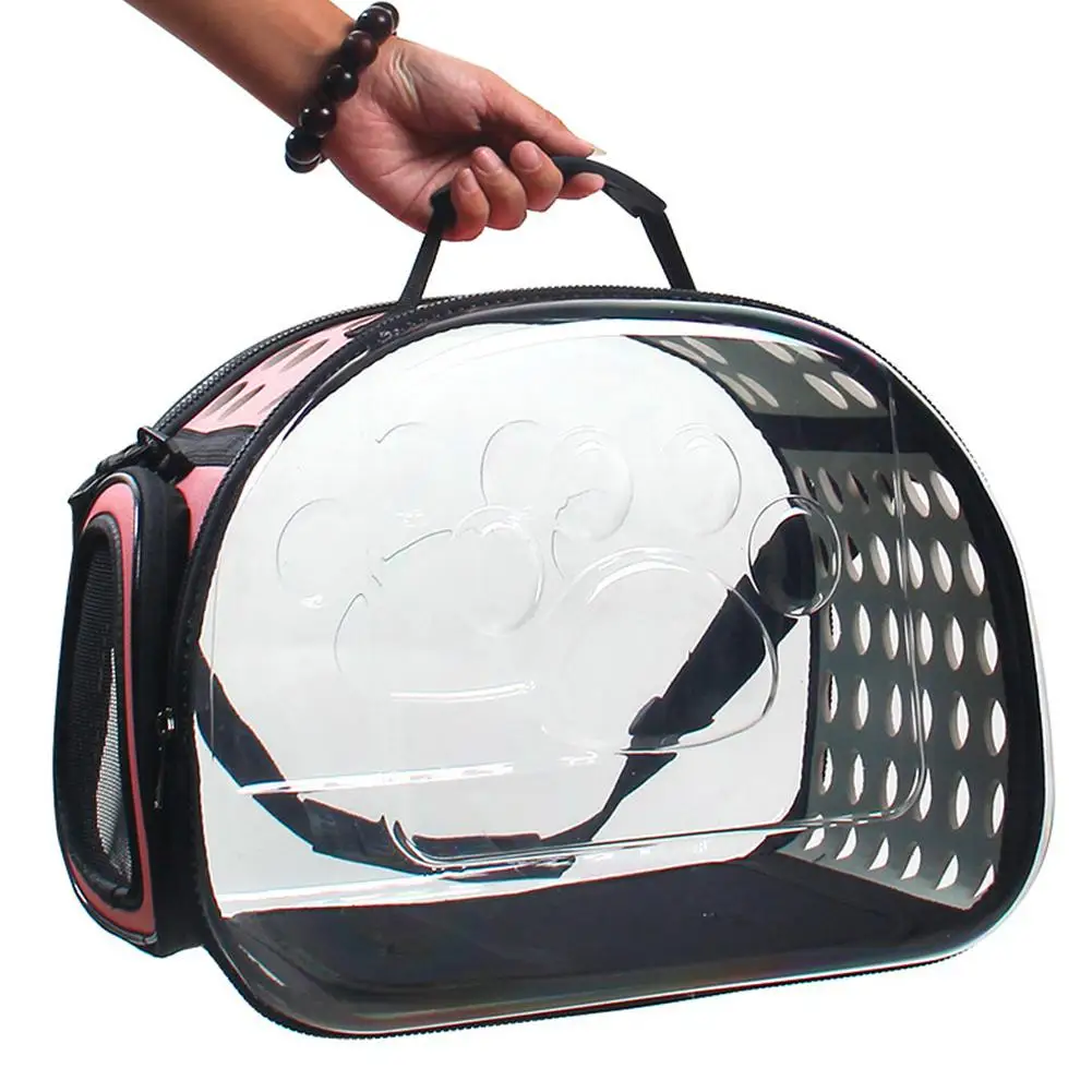 TPFOCUS Portable Transparent Pet Bag Cage with Breathable Holes for Outdoor Cats Dogs Use Footprint Transparent Package
TPFOCUS Portable Transparent Pet Bag Cage with Breathable Holes for Outdoor Cats Dogs Use Footprint Transparent Package