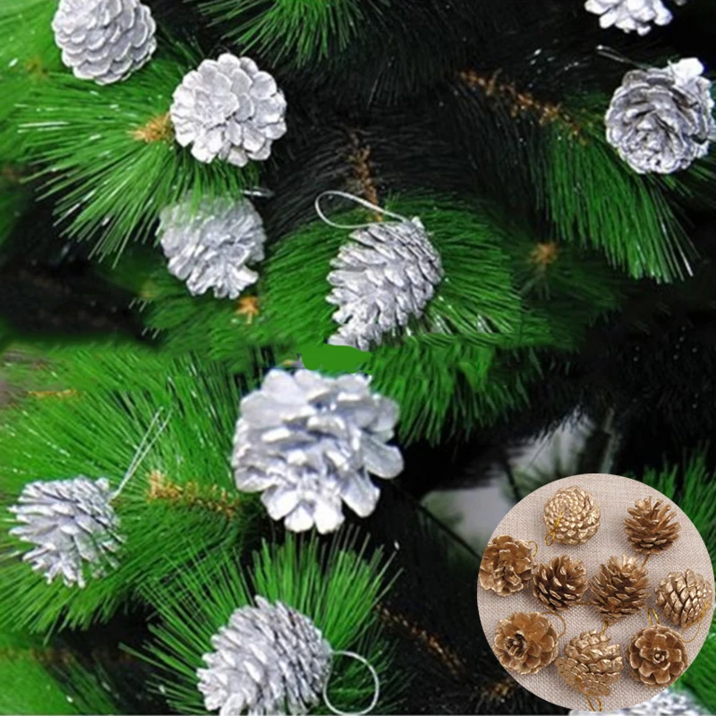 9pcs natal Christmas Tree Ornament Pine Cones Xmas navidad Pinecone Hanging Ornaments Christmas Decorations for Home
9pcs natal Christmas Tree Ornament Pine Cones Xmas navidad Pinecone Hanging Ornaments Christmas Decorations for Home