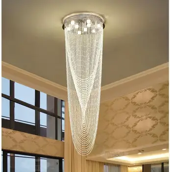 Hot Selling Modern LED Pendant Light for Dining Room LED Modern Lamps Fixtures with Clear Crystal Staircase Hotel Lobby Pendant
Hot Selling Modern LED Pendant Light for Dining Room LED Modern Lamps Fixtures with Clear Crystal Staircase Hotel Lobby Pendant